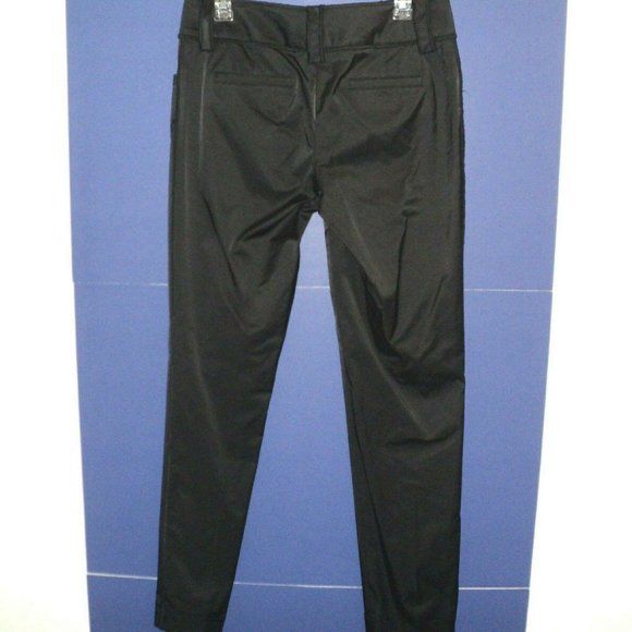 Worth Size 4 Pants Black Reverse Seams Cuffed - Picture 4 of 5